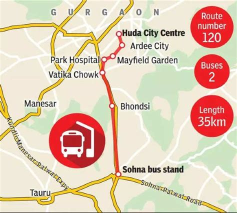 huda metro bus route.